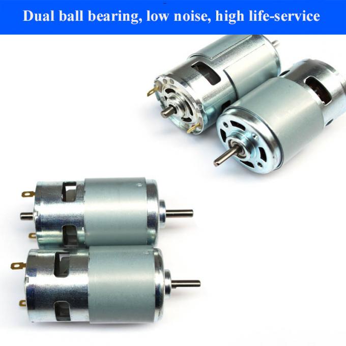 12V 24V Dual Ball Bearing Brushed DC Motor 895 775 795 High Power 300W