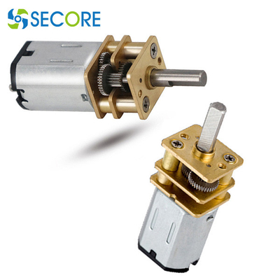 100rpm 75mA Micro Gear Motor 3v 6v 12v 15mm Length ISO For Smart Toy