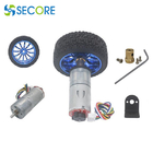 12V Toy Wheel Chassis Planetary Gear Motor 100prm With Tyre Coupling Kit