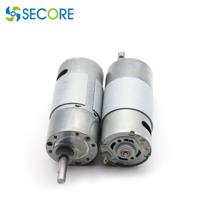 12v 24v 800rpm 555 Reducing Motor With 37mm Gearbox Speed Adjustable
